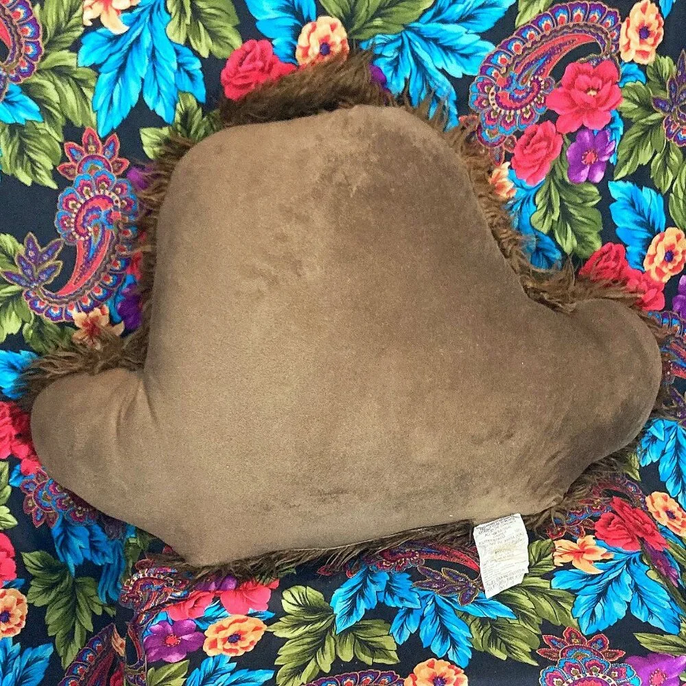 ** RARE ** OFFICIAL STAR WARS CHEWBACCA ADULT PILLOW WOOKIEE FAUX FUR BACKREST